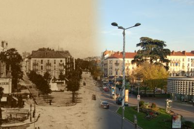 La place de la Rpublique, le boulevard de la Rpublique et le Square Chabas.jpg