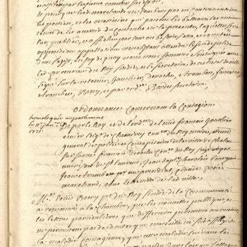 BB63_Ordonnance concernant la contagion (21 août 1720)